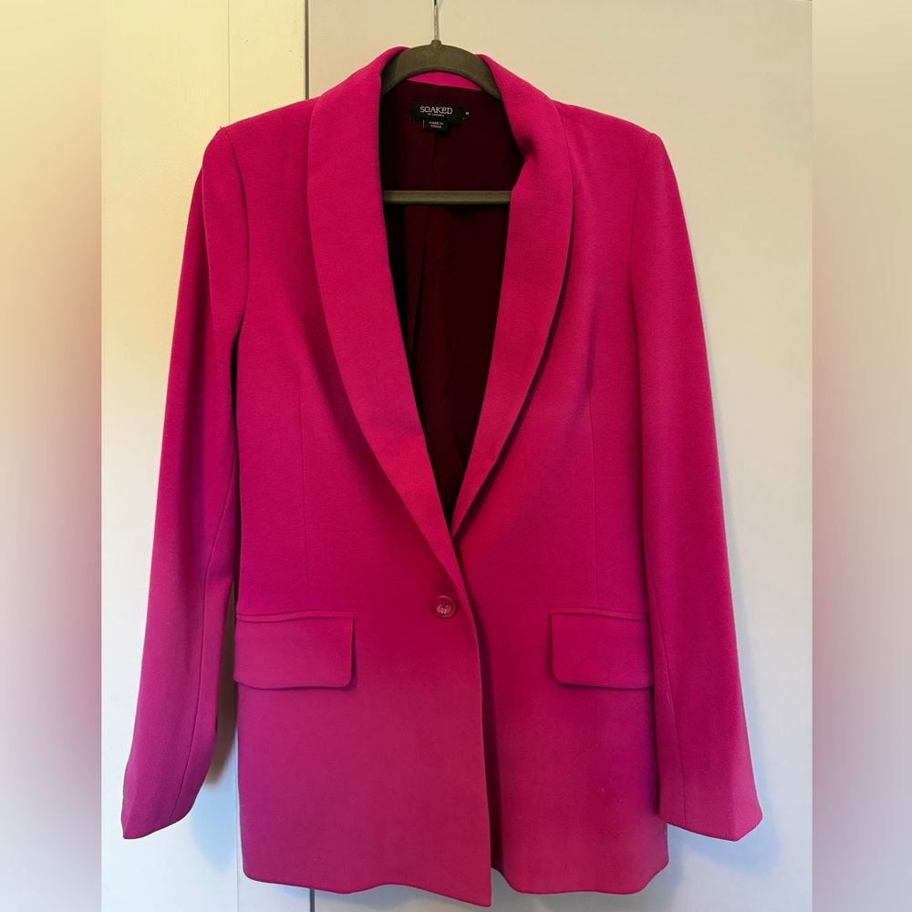 Soaked in Luxury Pink Blazer - M